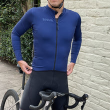 Load image into Gallery viewer, Reversible Slim Fit Long Sleeve Jersey: Blue / Grey (Men's)