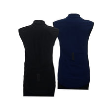Load image into Gallery viewer, Reversible Gilet: Black / Blue (Women's)