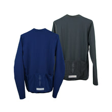 Load image into Gallery viewer, Reversible Slim Fit Long Sleeve Jersey: Blue / Grey (Men&#39;s)
