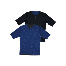 Load image into Gallery viewer, Cool Weather Reversible Base Layer: Black / Blue (Men&#39;s)
