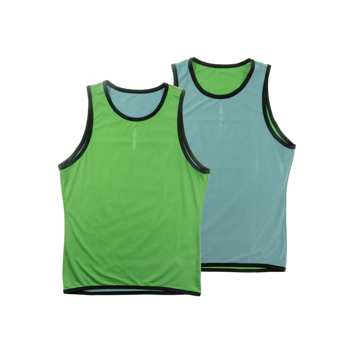 Reversible Sleeveless Base Layer: Green / Light Blue (Men's)