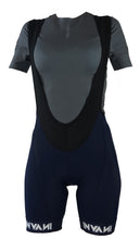 Load image into Gallery viewer, Women&#39;s Bib Shorts: Navy Blue
