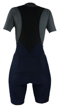 Load image into Gallery viewer, Women&#39;s Bib Shorts: Navy Blue
