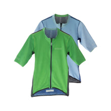 Load image into Gallery viewer, Slim Fit Reversible Jersey: Green / Light Blue (Men&#39;s)
