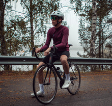 Load image into Gallery viewer, Reversible Long Sleeve Jersey: Red / Burgundy (Men&#39;s)
