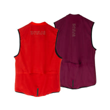 Load image into Gallery viewer, Windproof Reversible Gilet: Red / Burgundy (Men&#39;s)
