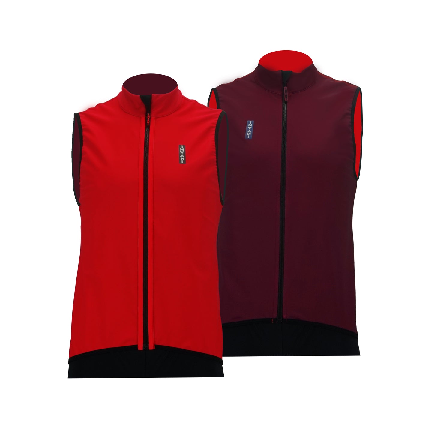 Reversible Gilet: Red / Burgundy (Men's)